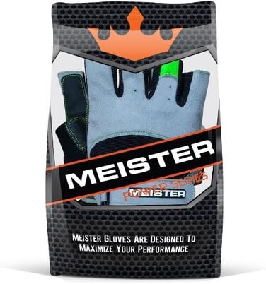 Захисні бинти для зап'ястя Meister MMA для важкої атлетики, неоново-зелені/сірі, розмір L