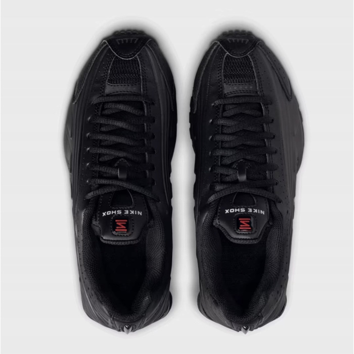 Кросівки Nike Shox R4 (GS) жіночі/підліткові, чорні, комфортні, р. 37,5