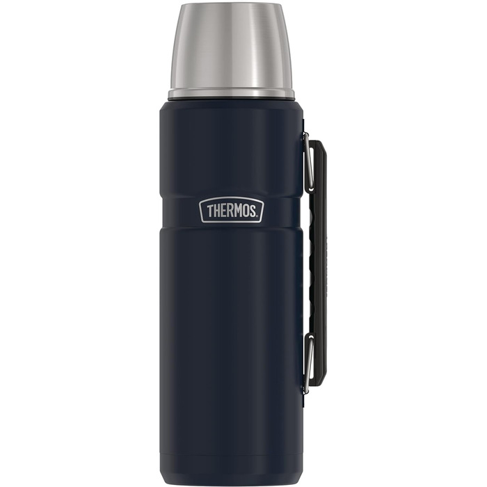 Термос Thermos SK2010 Stainless King 1,2 л, вакуумний, нержавіюча сталь, синій