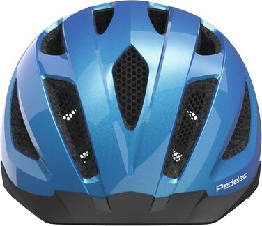 Велосипедний шолом ABUS Pedelec 1.1 з підсвіткою для міста, синій, M (52-57 см), для жінок і чоловіків