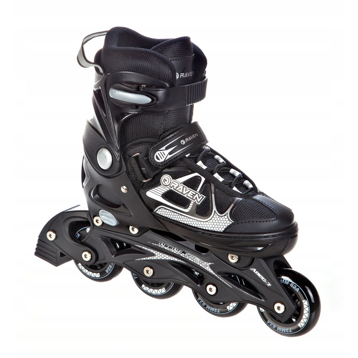 Регульовані ролики RAVEN Spirit, Black/White, розмір 37-40