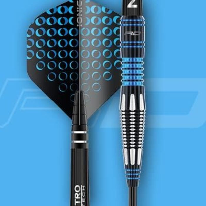 Професійні дартси Red Dragon Marlin Softip 20 г з вольфраму з оперенням та стрижнями