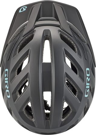 Велошолом Giro Radix для жінок, All Mountain MTB, матовий чорний/бірюзовий, 2022