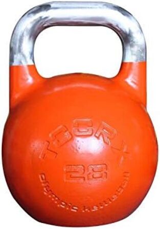 Гиря Toorx Evo 28 кг сталева олімпійська для фітнесу