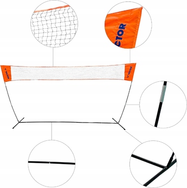 Сітка для бадмінтону VICTOR Mini Badminton Net Easy (3 x 3 м)