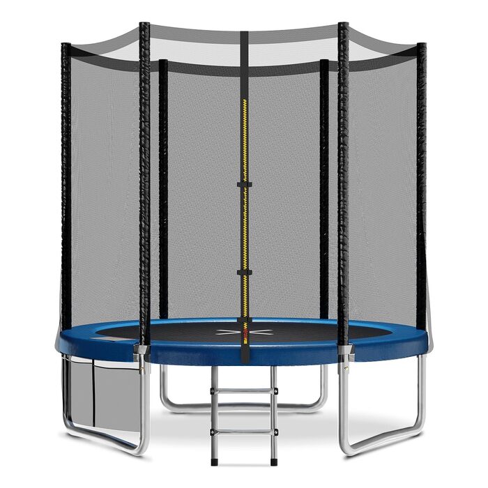 Трамплін JUMMICO Outdoor для дітей з драбиною та боковою кишенею, Ø 183/228/305/366/427 см, сертифікат GS