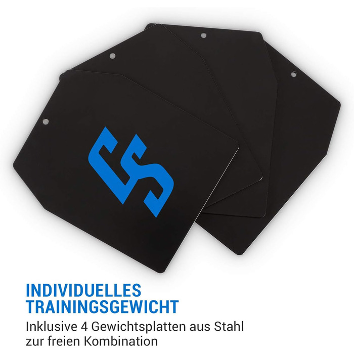 Capital Sports Battlevest 2.0 - Вага жилет для тренувань, 8.0/13.2 кг, у камуфляжі, синій, чорний, оливковий