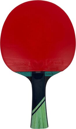 Настільна ракетка Butterfly Dimitrij Ovtcharov Gold з новою EVA-технологією, ITTF сертифікований наклад Addoy 1,5 мм, комплект для досвідчених гравців (чохол, м'ячі, додаткова ракетка)