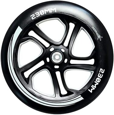 Самокат алюмінієвий muuwmi Pro, колеса 230/205 мм, ABEC 7, регульований, XL-дек, BMX-руль, сертифікат GS