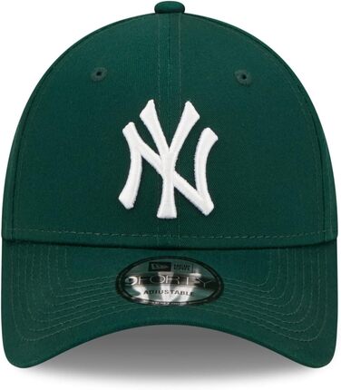 Кепка бейсболка New Era 9Forty Strapback New York Yankees темно-зелена