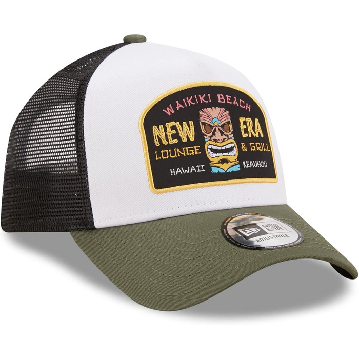 Кепка-тракер New Era Los Angeles Dodgers Camouflage Infill A-Frame Adjustable — камуфляжний регульований головний убір (One Size, #18-29393)