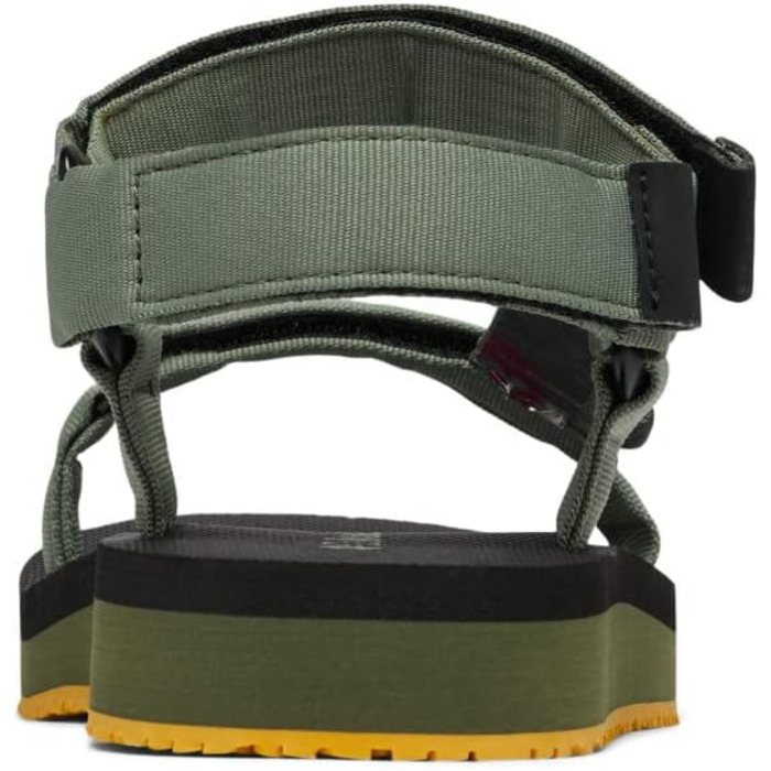 Columbia Breaksider Sandal: Чоловічі сандалі для активного відпочинку, 46 EU, зелений (Mosstone/Golden Yellow)