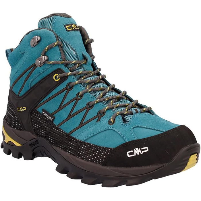 Чоловічі трекінгові черевики CMP Rigel Mid Shoes WP, 42 EU, Nilo Gold Green