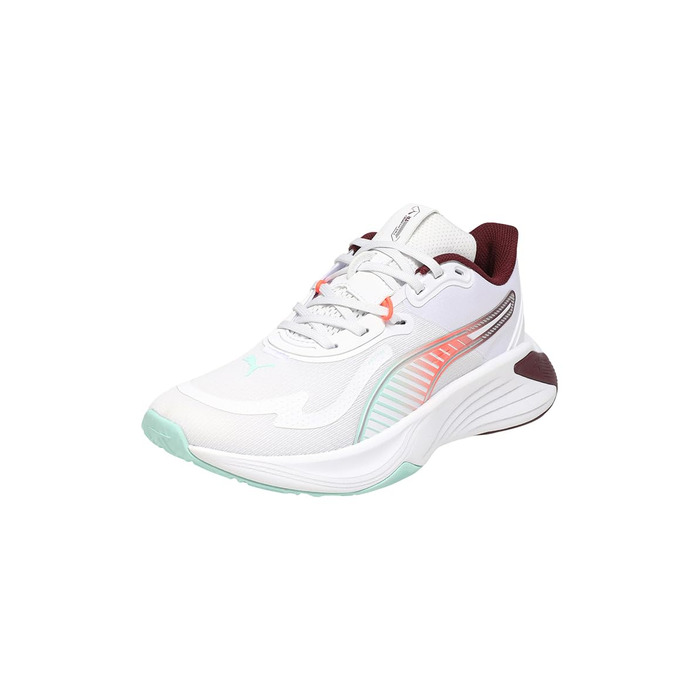 Жіночі кросівки Puma PWR Hybrid Tr Wns для крос-тренінгу, білі з червоним та м'ятним (розмір 42 EU)