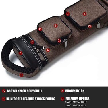 Чохол для більярдної кутії Collapsar, овальний, 2x4 см, різні кольори