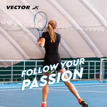 Тенісна ракетка Vector X VXT-520 з струнами, 58,4 см, чохол 3/4