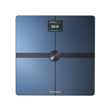 Ваги Withings Body Smart чорні WLAN для аналізу складу тіла (жир, м'язи, вода, кісткова тканина)