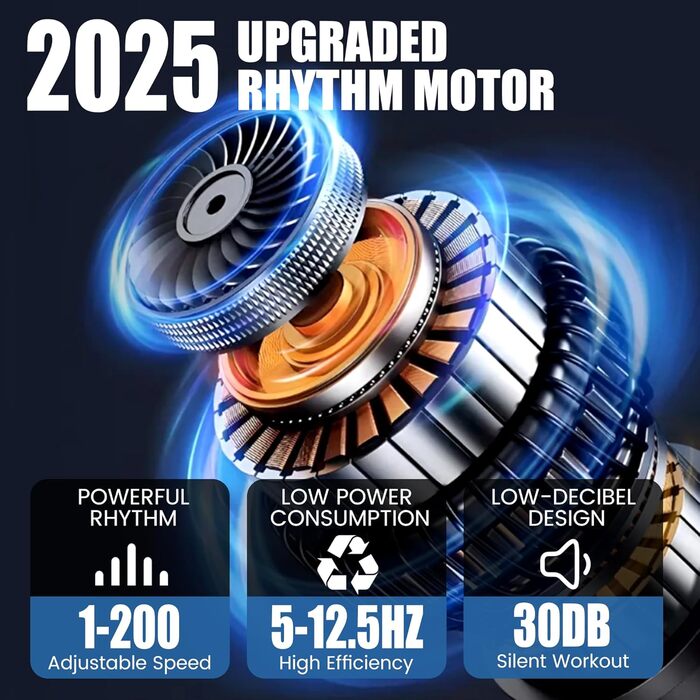 Віброплатформа для дому 2025: тренажер для схуднення та м'язового тонусу, 200 рівнів інтенсивності, 58 см, до 150 кг