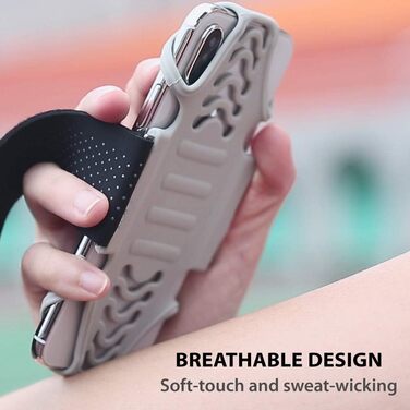 Спортивний браслет на руку BONE для iPhone/Samsung, чорний, L (25-40см)