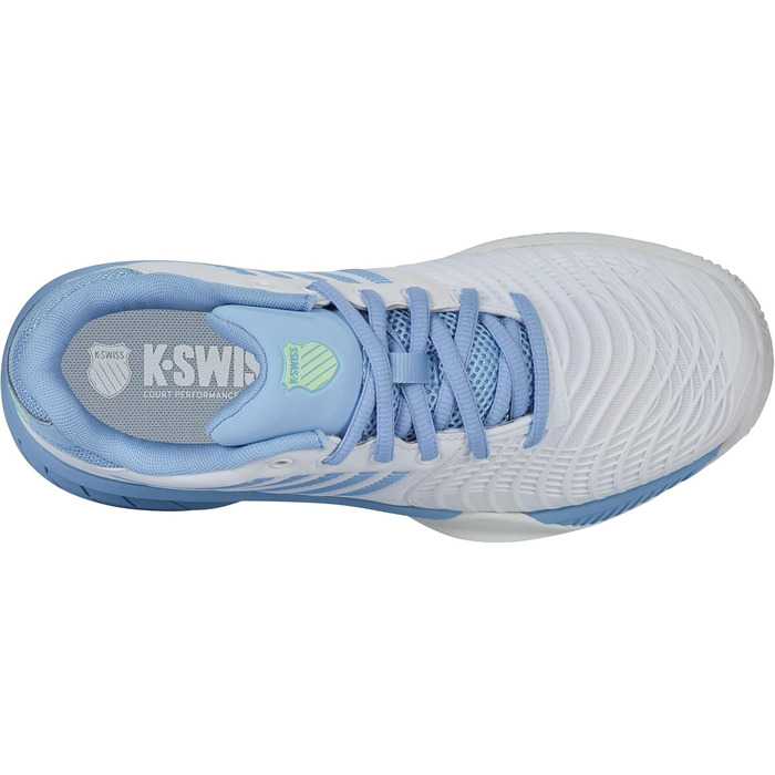Жіноче тенісне взуття K-Swiss Express Light 3, розмір 38 EU, білий/Dutch Canal Green