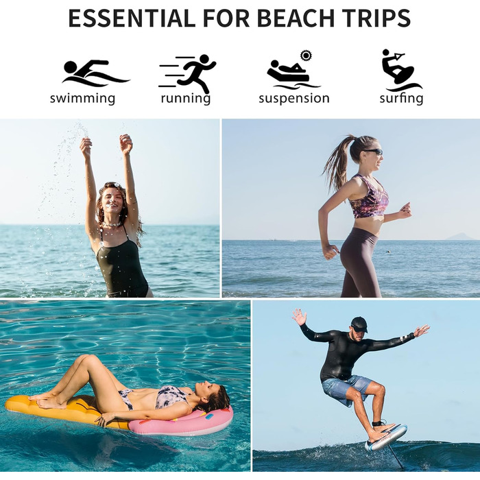 Чоботи для плавання IceUnicorn: унісекс, чорно-сині, 45 EU