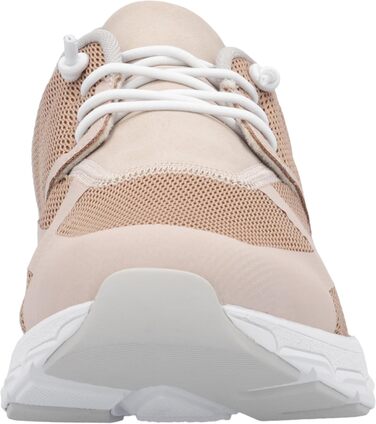 Кросівки Rieker білі жіночі повсякденні низькі, 39 EU, рожеві деталі (31)