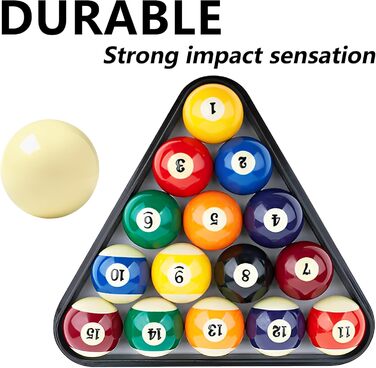 Набір куль для більярдного столу, 16 шт, 57.2 мм, кульки для більярду, кульки для пейнтболу, ігри в більярд, спорт, розваги