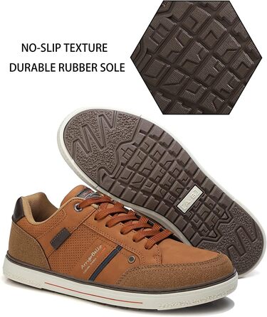 Кросівки чоловічі ARRIGO BELLO для активного відпочинку, спорту та прогулянок. Розміри 41-46 (43 EU), колір: коричневий (C1).