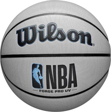 Баскетбольний м’яч Wilson NBA Forge Pro 7 розмір, сірий, для вулиці та залу