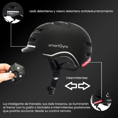 Розумний велосипедний шолом SMARTGYRO з LED-підсвічуванням