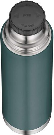 Термос alfi isoTherm Eco 750 мл, нержавіюча сталь, бірюзовий, з кришкою-чашкою, герметичний, тримає тепло 12 годин, холод 24 години, BPA-free