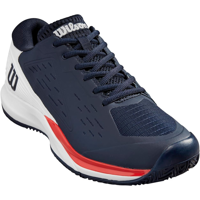 Кросівки для тенісу Wilson Rush Pro Ace Clay WRS332740, 44 EU, Navy/Blazer White/Infrared