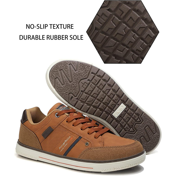 Кросівки чоловічі ARRIGO BELLO для активного відпочинку, спорту та прогулянок. Розміри 41-46 (43 EU), колір: коричневий (C1).