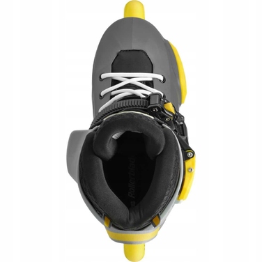 Ролики Rollerblade Apex Charcoal Yellow, розмір 33-36,5