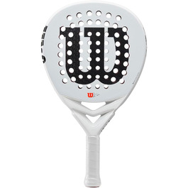Падель ракетка Wilson Bela LT V2.5, карбон/EVA, 355 г, біла