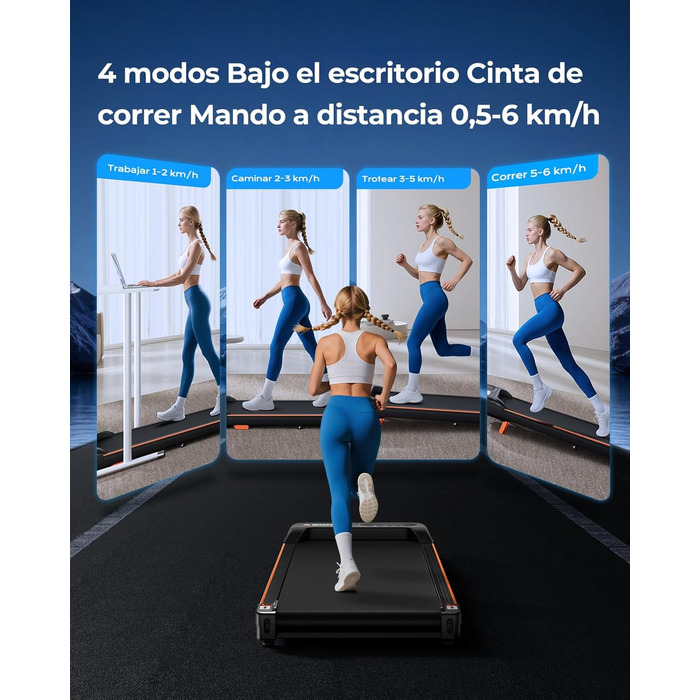 Walking Pad: компактне складане бігове полотно для дому та офісу з пультом керування. Європейський стандарт.