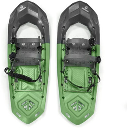 Снігоступи outdoorer SnowClimber M 25'' із підйомною п'ятою та кріпленням, для активних прогулянок, зелені