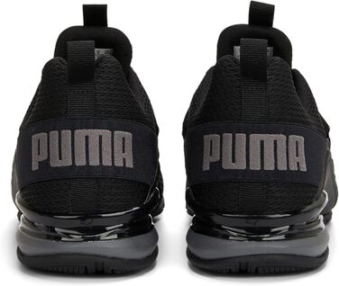 Кросівки PUMA Axelion Graphic для чоловіків (44.5 EU, чорний, темно-сірий)