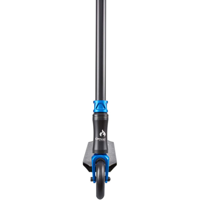 Трюковий самокат Chilli Pro Scooter 5000, 84 см, 110 мм PU колеса, ABEC 9, для амбітних підлітків, чорний/синій