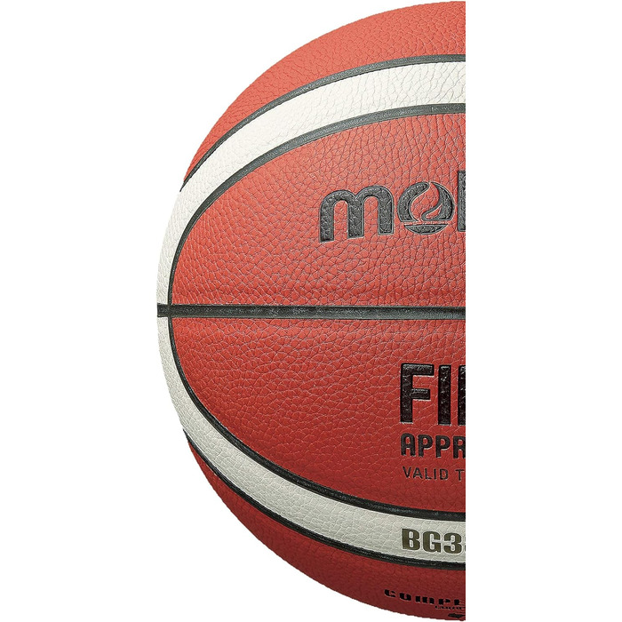 Баскетбольний м'яч Molten BG3800 Series, FIBA Approved, Розмір 6, Двоколірний дизайн