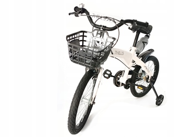 Дитячий велосипед 7Hills, білий, 16 дюймів, 1 швидкість, з крилами та дзвоником