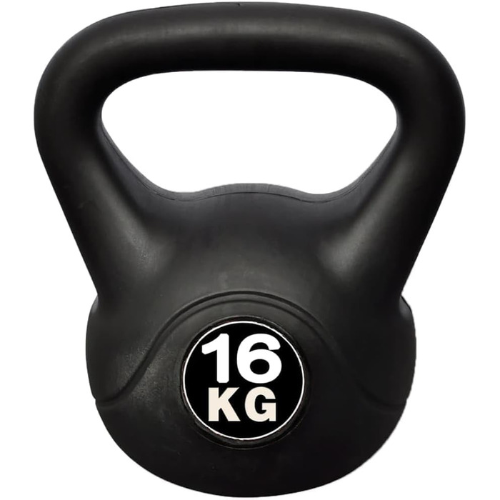 Гиря Kettlebell vidaXL 16 кг для тренувань у спортзалі