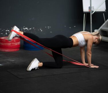 ATHLETIC AESTHETICS Преміум фітнес-стрічки (резинки для фітнесу) з тканини, набір з сумкою та відеокурсом, для тренувань, підтягувань, для жінок і чоловіків