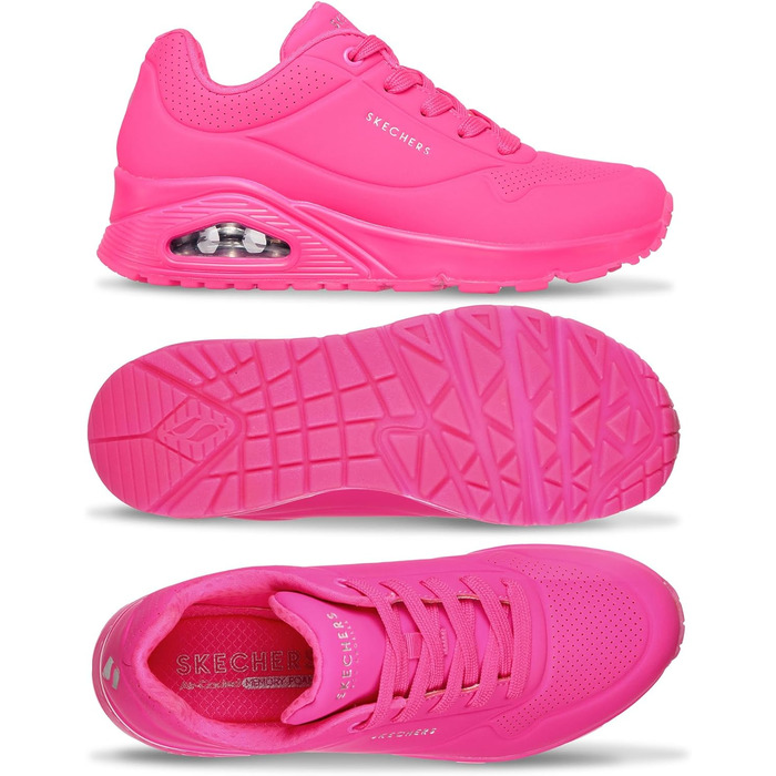 Кросівки жіночі Skechers UNO Night Shades Hot Pink 40 EU Durabuck