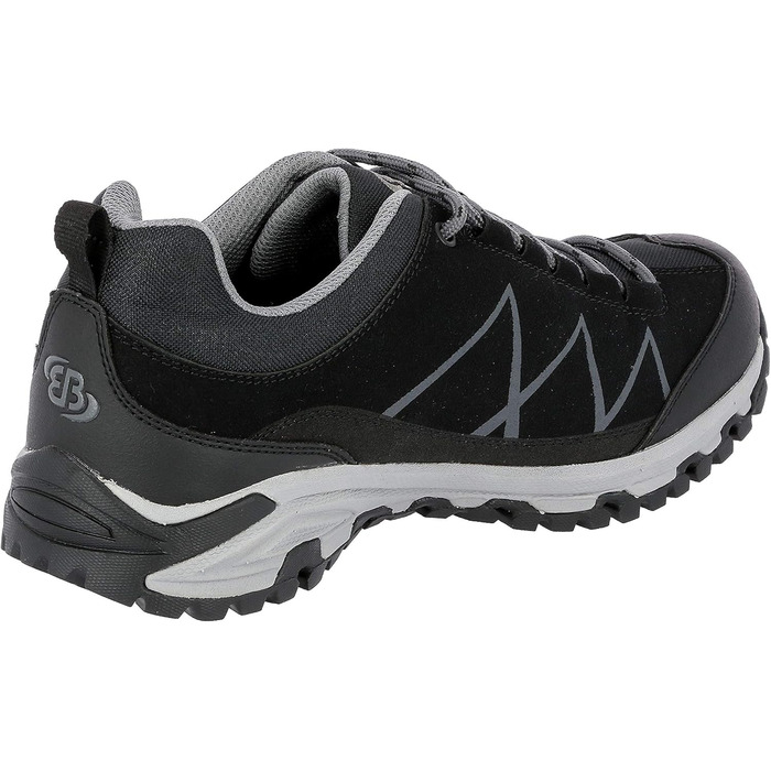 Черевики трекінгові та для ходьби Brütting Kansas Unisex, 39 EU, чорний/антрацит