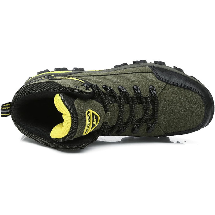 Трекінгові черевики для жінок та чоловіків. Зручні, легкі, з неслизькою підошвою. Ідеальні для туризму та активного відпочинку. Розмір 43 EU, колір: хакі