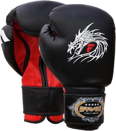 Боксерські рукавички Farabi Sports Dragon для боксу, MMA, муай-тай, кікбоксингу, фітнесу, для мішка