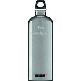 Алюмінієва пляшка для води SIGG Traveller 1 л з гравіюванням імені
