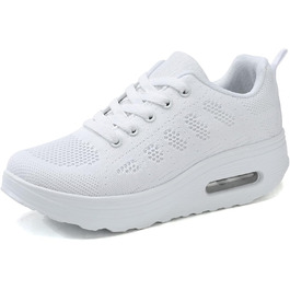 Жіночі бігові кросівки AHICO: легкі, дихаючі, для бігу та прогулянок (37 EU, білий)