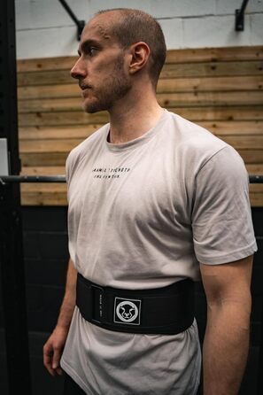 Пояс для пауерліфтингу Mammal Strength, автоматичне фіксування, 15,2 см, чорний, XL (талія 102-114 см), для кроссфіту, станова тяга, підтримка спини
